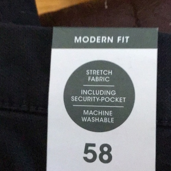 Nwt Meyer black Bonn modern fit pants size 42 - Picture 7 of 11